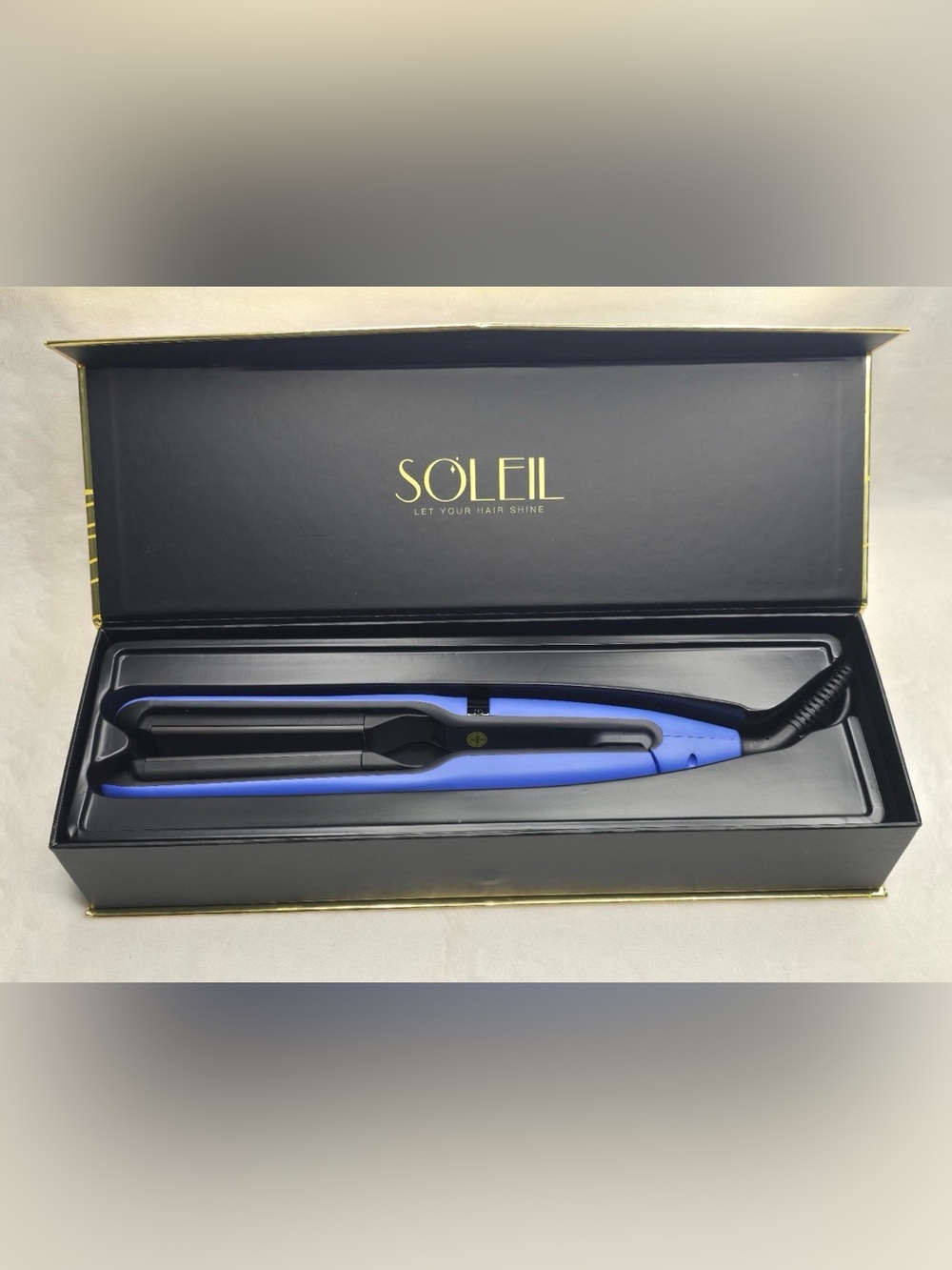 SOLEIL Cobalt Hair Straightener Flat Iron
